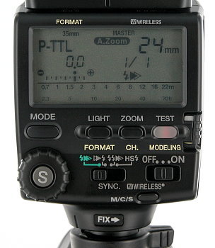 Pentax K100D with AF-540FGZ auto flash unit, image (c) 2006 Steve's Digicams