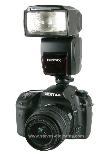 Pentax K10D with AF-540FGZ auto flash unit, image (c) 2006 Steve's Digicams
