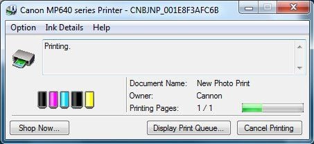 canon mp640 printer cable