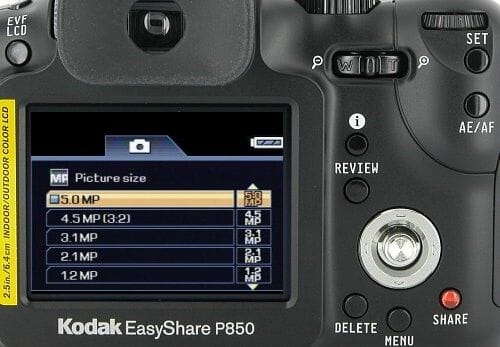 Kodak EasyShare P850 Zoom