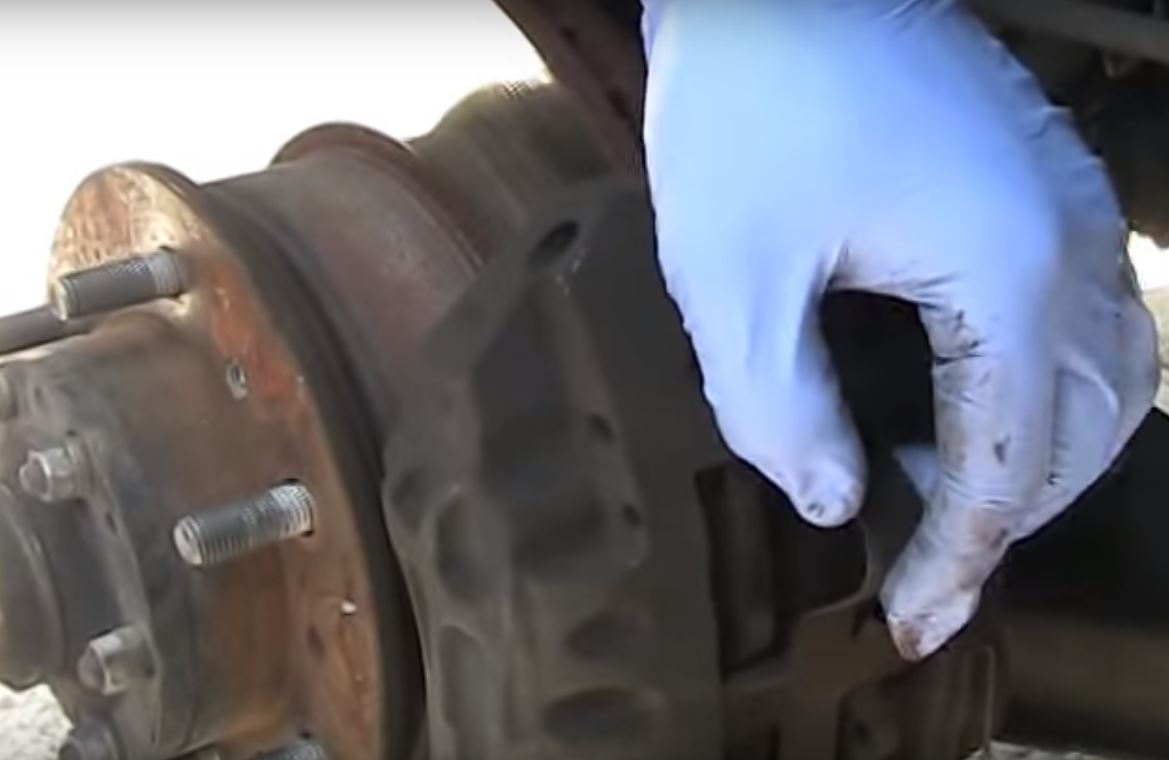 Toyota 4Runner brake pads removal