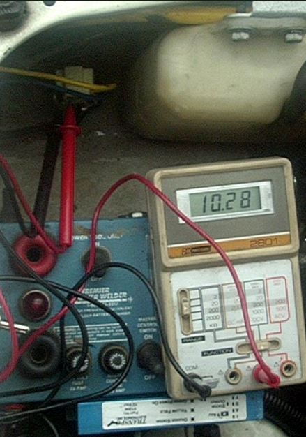 Use your multi-meter to check voltage