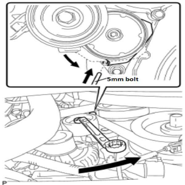 Toyota Tundra serpentine belt drive replacement DIY how to