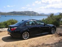 520d M-Sport on holiday in Italy &amp; Sardinia