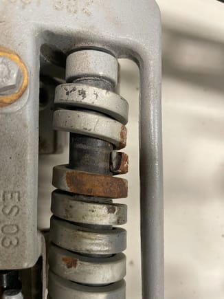 Busted spring - corrosion cracked