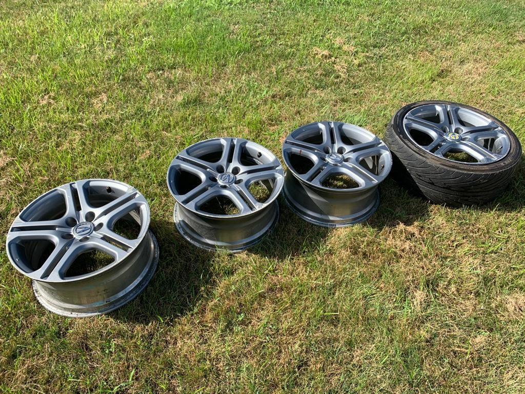 Wheels and Tires/Axles - FS: Two sets of TL A-spec wheels (18X8.5) - Used - 2004 to 2008 Acura TL - Bedford, MA 01730, United States