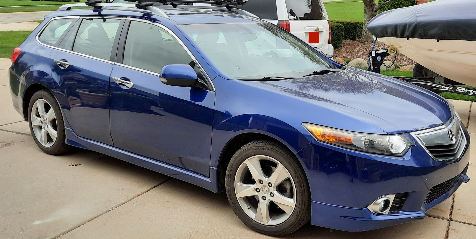 2012 Acura TSX - CLOSED: 2012 Acura TSX Tech Wagon For Sale - Used - VIN JH4CW2H69CC001410 - 87,600 Miles - 4 cyl - 2WD - Automatic - Wagon - Blue - Hartland, MI 48353, United States