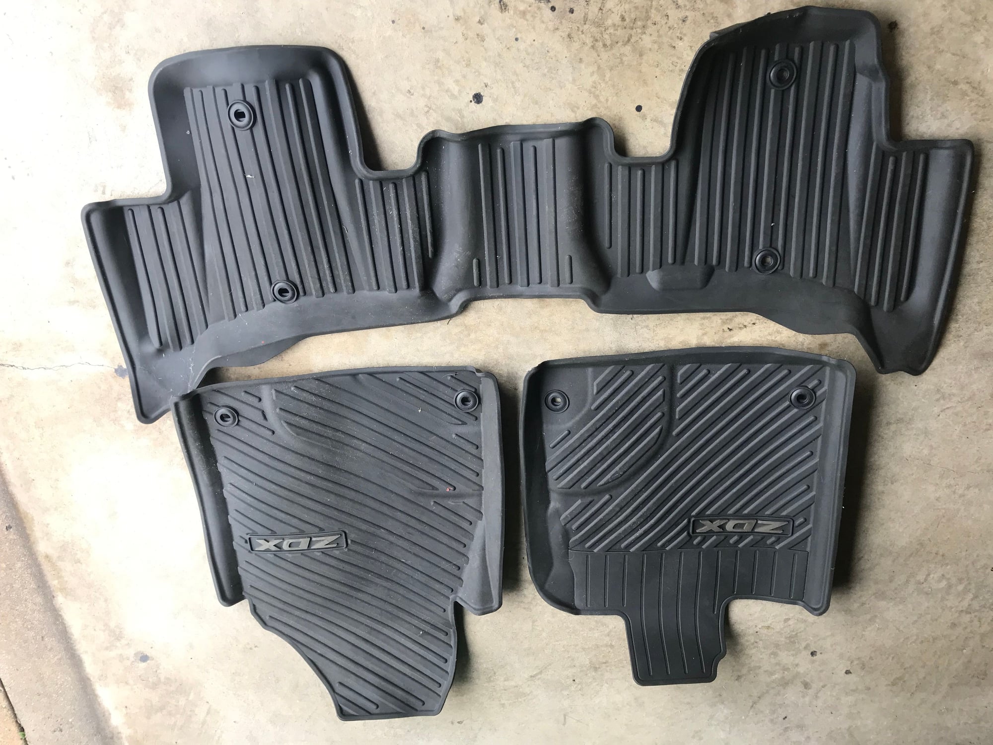 Accessories - SOLD: ZDX all weather floor mats - Used - 2010 to 2013 Acura ZDX - Irvine, CA 92620, United States