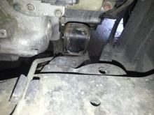 Sub frame under air box.