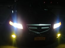 Did the Foglights with Yellow LED. They were 7th Gen Accord 4Dr Fogs that were custom fitted.