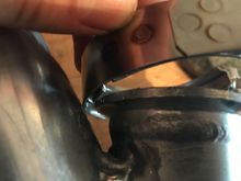 Whilst assembling the wastegate, I noticed the clamp lip didn’t fit over the aluminum flange. Texted Andy, waiting to hear back. It may just be user error.