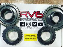 Straight cut 3rd and 4th gears are in! 