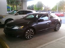 Snuck a peak at this ILX A-Spec heading to the Honda Classic Golf Tournament in Palm Beach, cars sticker has a big fat not for sale on it...car looks a lot better in person!