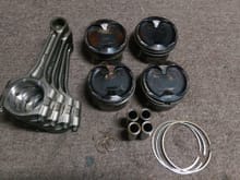K23a1 forged pistons and rods