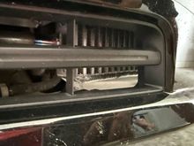 The view from the front vents