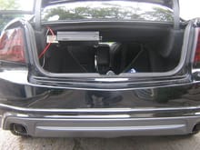 Case installation in the trunk