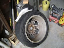 Make sure you check tire pressure, and tread depth. Replace your tires whe necessary or they will look like this.