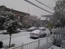 October snow???  Rare thing...