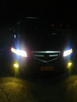 Did the Foglights with Yellow LED. They were 7th Gen Accord 4Dr Fogs that were custom fitted.