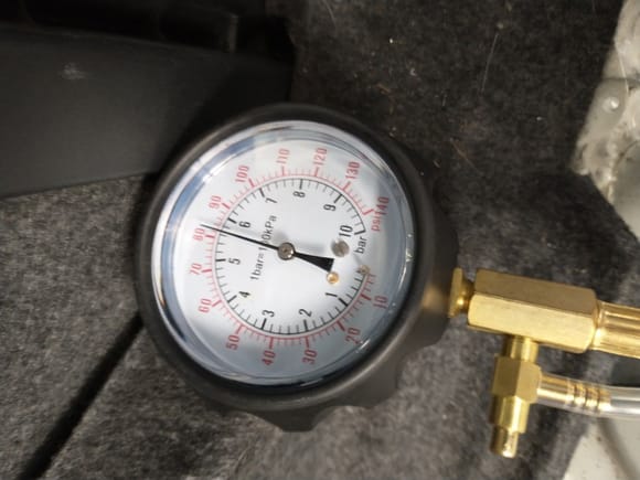 Pressure is direct from the fuel pump, nothing else is inline.
