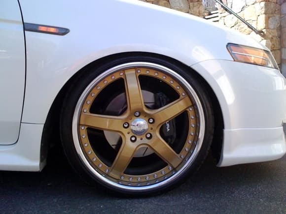 3/30/09 VR08 Gold 20's &amp; StopTech Slotted Rotors