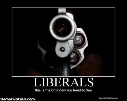 liberals gun moral poster liberal demotivational poster view