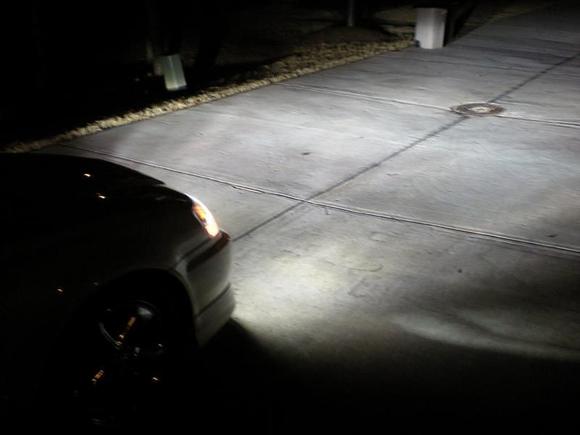 HID Fogs 4100K Phillips Rebased 9006 HID bulbs