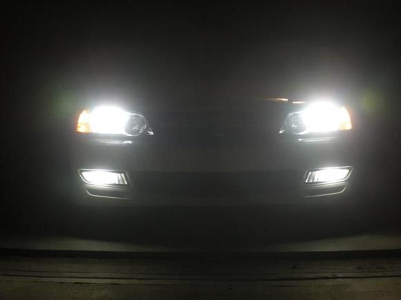 HID Fogs 4100K Phillips Rebased 9006 HID bulbs