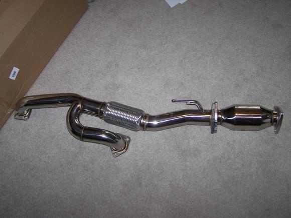RV6 J-pipe/Test pipe Combo