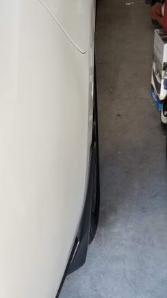 right rear with the most gap