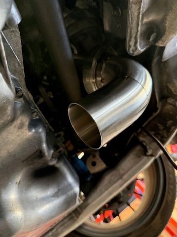 Clears shaft just fine. There is about 2