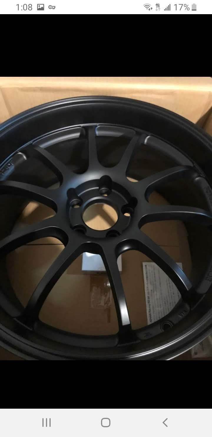Wheels and Tires/Axles - CLOSED: FS/WTT: NEW Yokohama Advan Wheels RZ-DF RZDF 19x9 19x10.5 Black 5x114.3 - New - All Years Any Make All Models - Boca Raton, FL 33487, United States