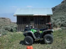 Arctic Cat 400i auto. This picture was taked 3th July 2003 in the Stillwater mountains near Fallon, NV
