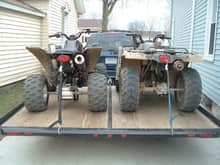 Both Quads in a Rear View