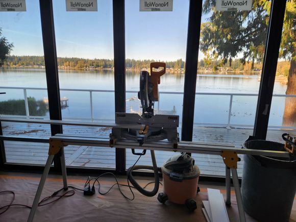 The view from my latest work station.