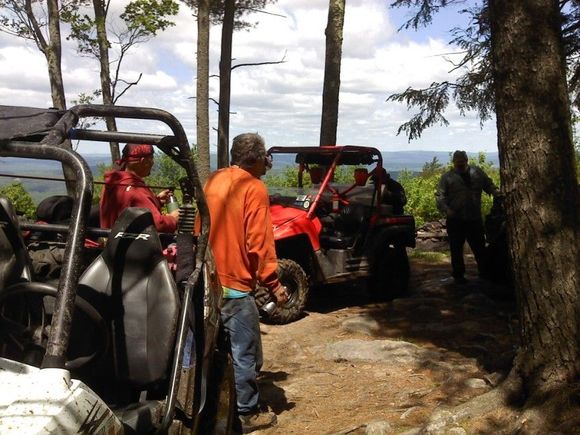 break time at the look-out