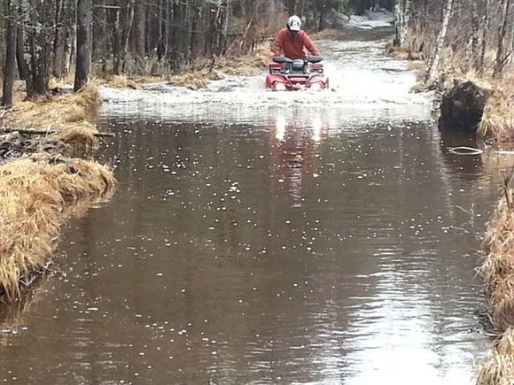 Deep Water Crossing off Old Country Road