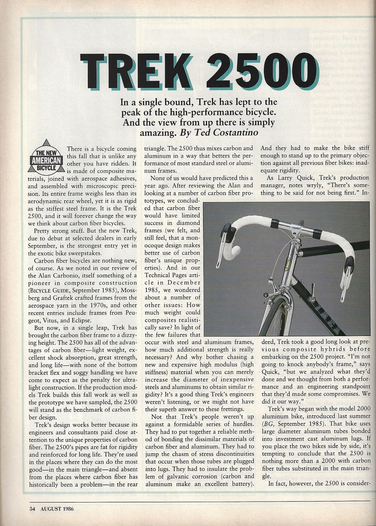 1986 trek catalog