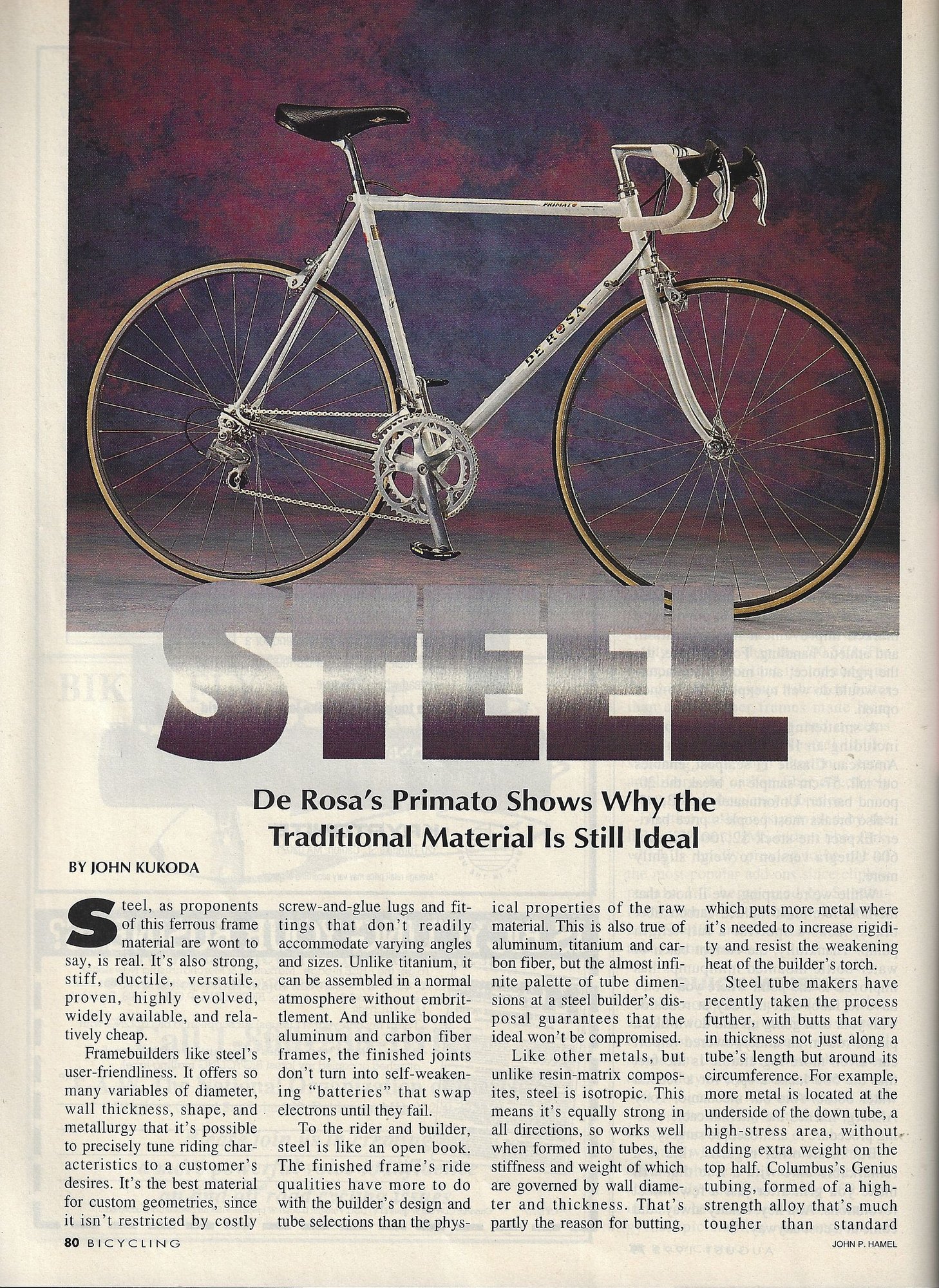 自転車本体 DE ROSA PRIMATO 550 自転車本体 DE ROSA PRIMATO 550 De-Rosa-Primato-Vintage-