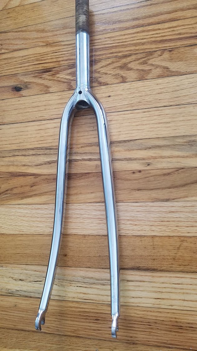 Columbus Artisan Aero Forks Chrome One Inch Ideal Bianchi Colnago