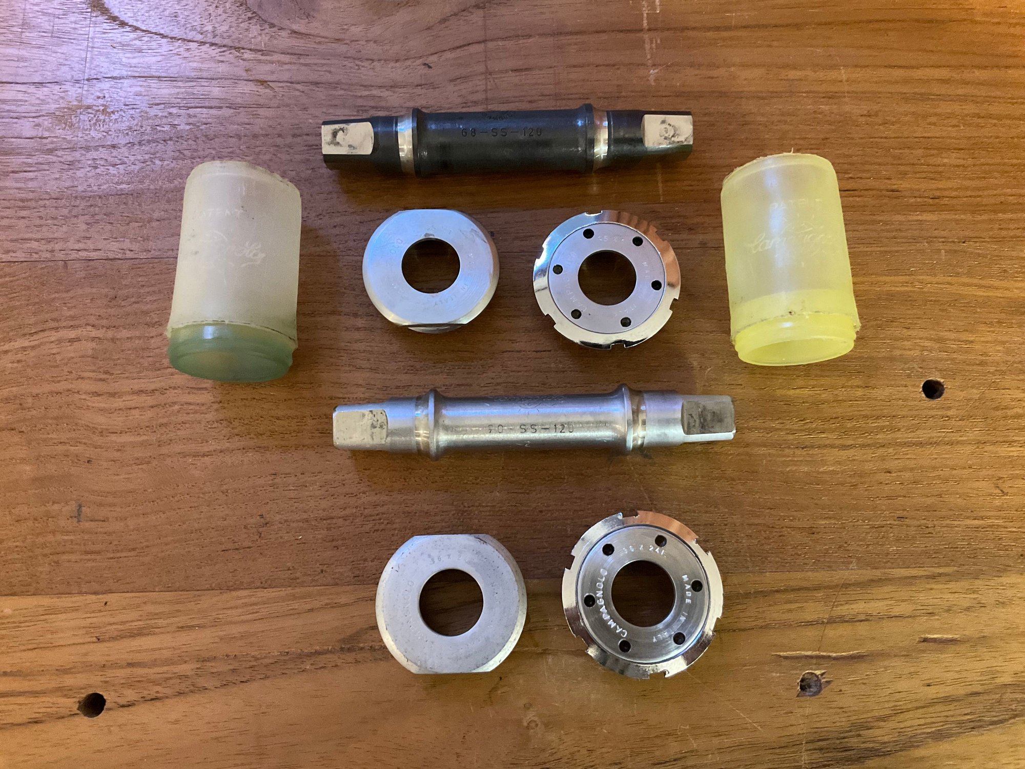 French BB on top, Italian on bottom