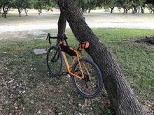 Bike ready to go just waiting for the 103 degree heat to break.