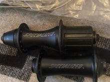 Specialized hubs?!?!?

I did mention he was blind. 