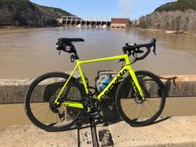 Took the safety green Cervelo disc out today for some road time.