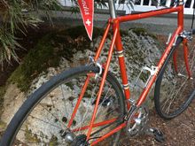 …with tubular 30mm for that ‘urban gravel’ on many rides.