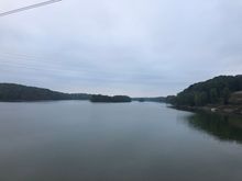 A man made lake developed by my former employer to generate electricity.