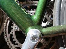 Durace 9 speed was the highpoint of design for Shimano.  The metal forming and finish work was beyond perfect, and unhidden by coatings and colors.  