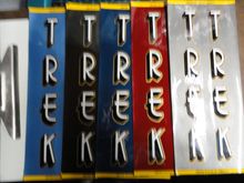 These are the five colors that the down tube bands came in.  I worked in a very large sales shop and these came in as replacements  for damaged bands from the older Parks stands.   