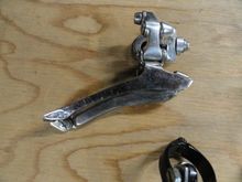 Durace  clamp on with damage to cage inside cut and chrome on outer plate.  Looks like a double.