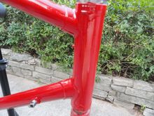 detail of the head tube